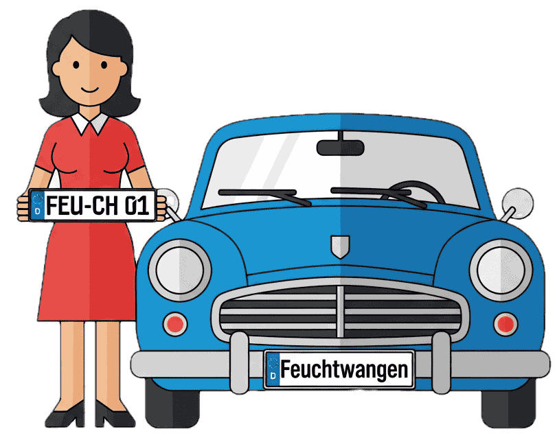 Wunschkennzeichen-Feuchtwangen