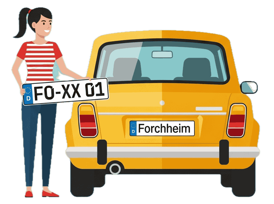 Wunschkennzeichen - Forchheim