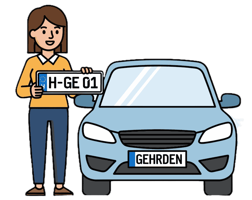 Wunschkennzeichen - Gehrden