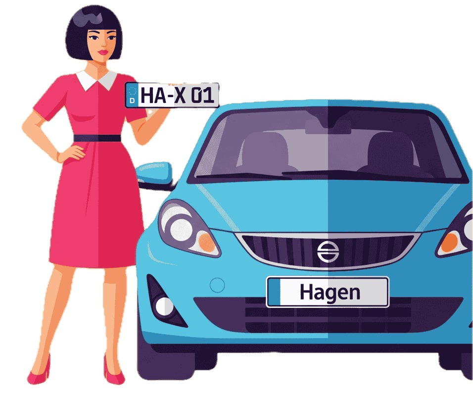 Wunschkennzeichen - Hagen