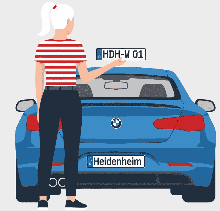 Wunschkennzeichen - Heidenheim