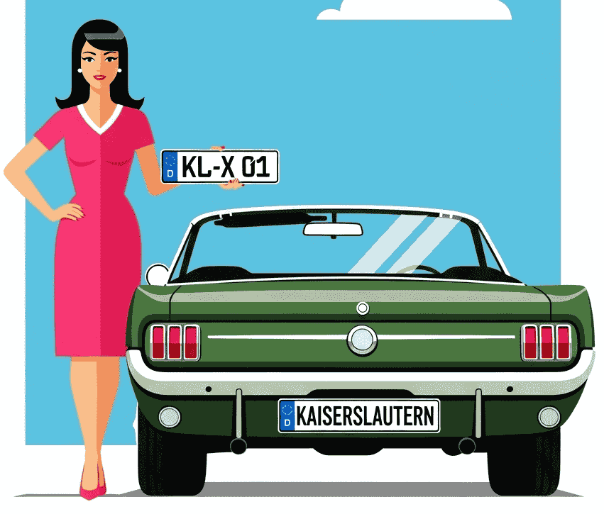Wunschkennzeichen - Kaiserslautern