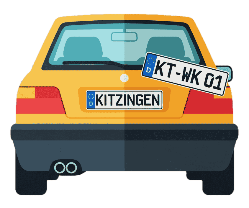 Wunschkennzeichen Kitzingen