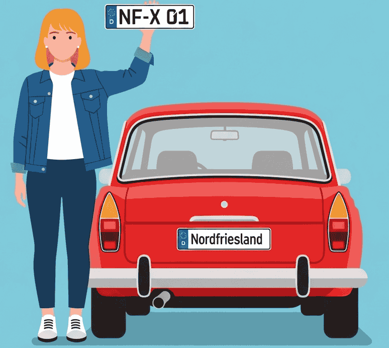 Wunschkennzeichen - Kreis Nordfriesland