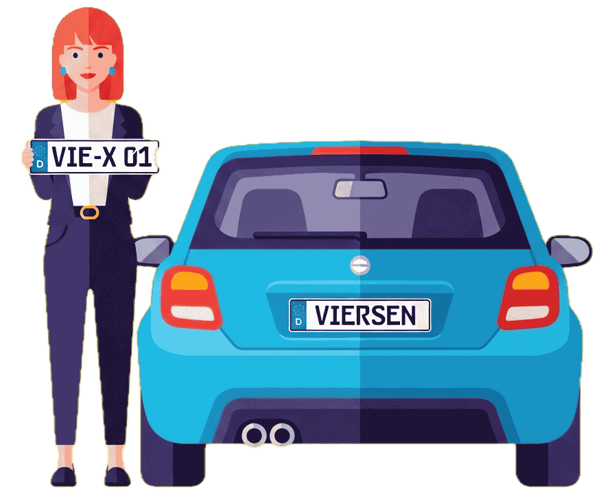 Wunschkennzeichen - Kreis Viersen