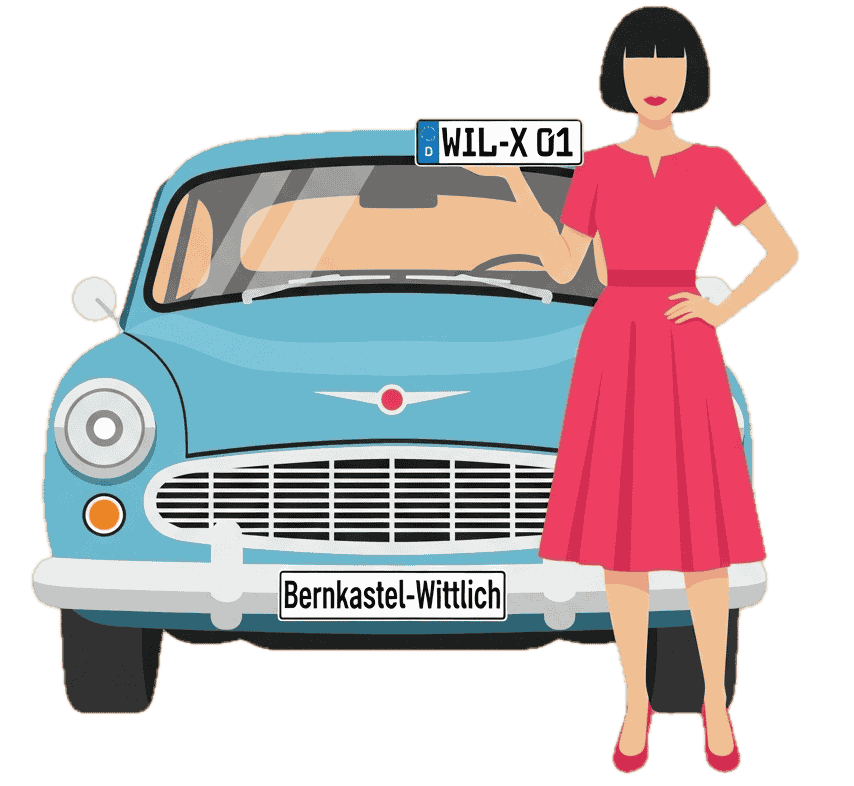 Wunschkennzeichen - Landkreis Bernkastel-Wittlich