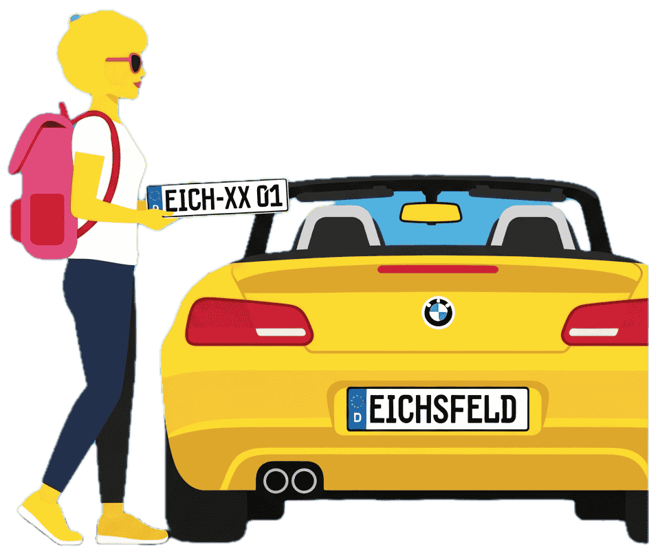 Wunschkennzeichen - Landkreis Eichsfeld