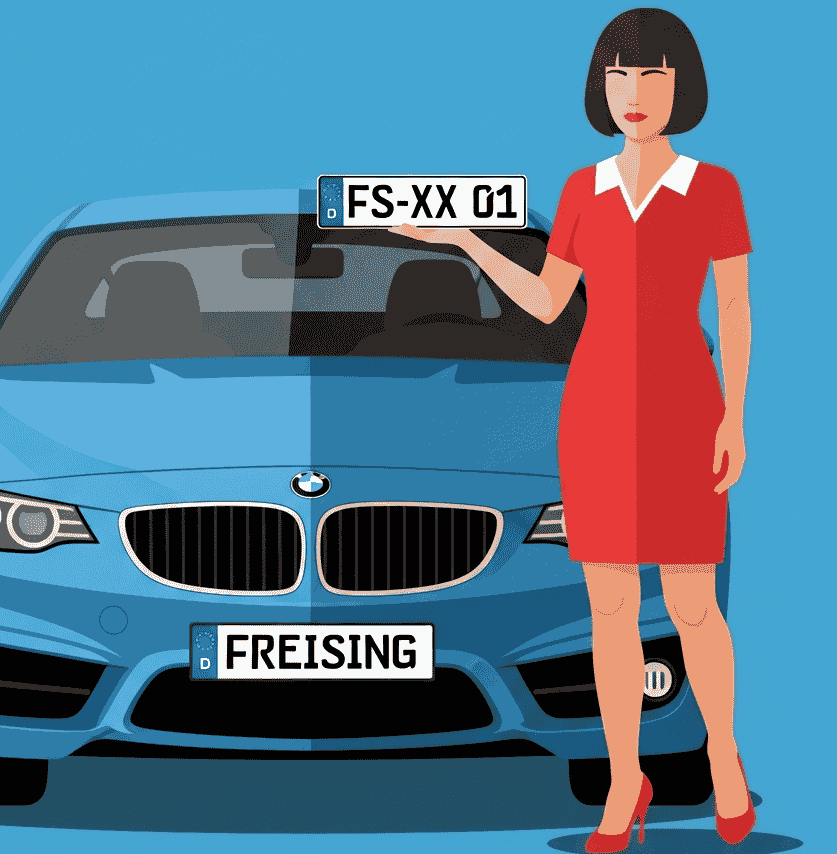 Wunschkennzeichen - Landkreis Freising