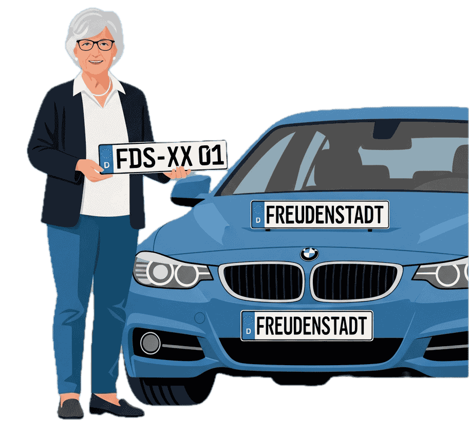 Wunschkennzeichen - Landkreis Freudenstadt