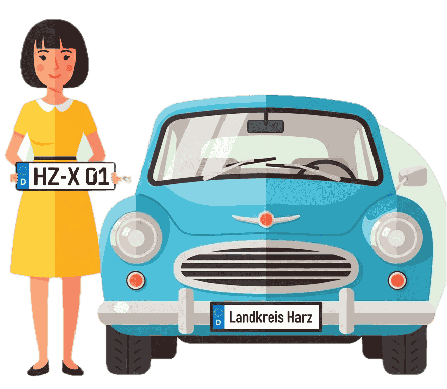 Wunschkennzeichen - Landkreis Harz