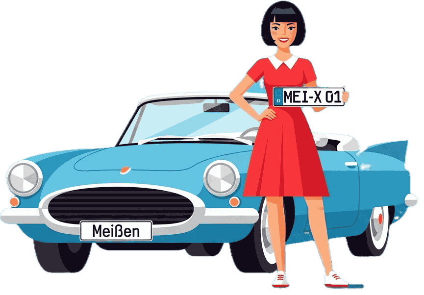 Wunschkennzeichen - Landkreis Meißen