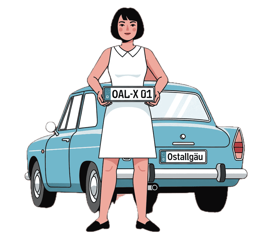 Wunschkennzeichen - Landkreis Ostallgäu