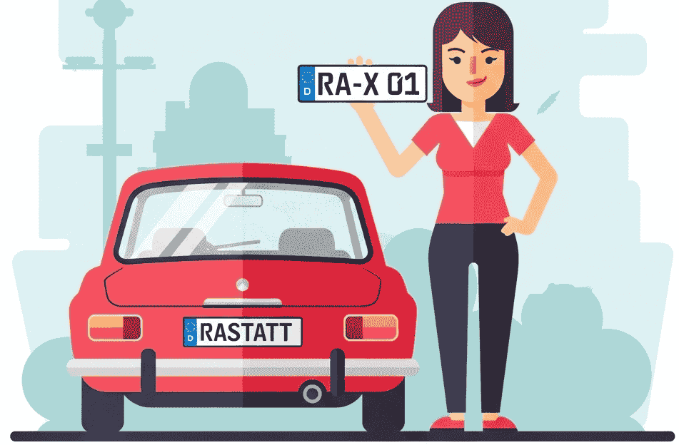 Wunschkennzeichen - Landkreis Rastatt