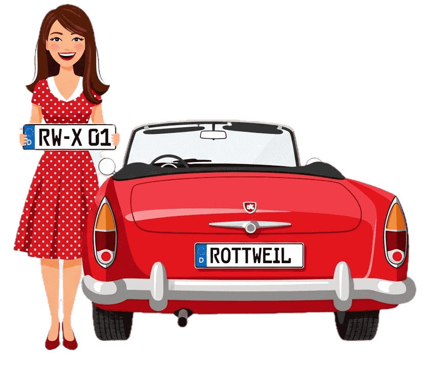 Wunschkennzeichen - Landkreis Rottweil