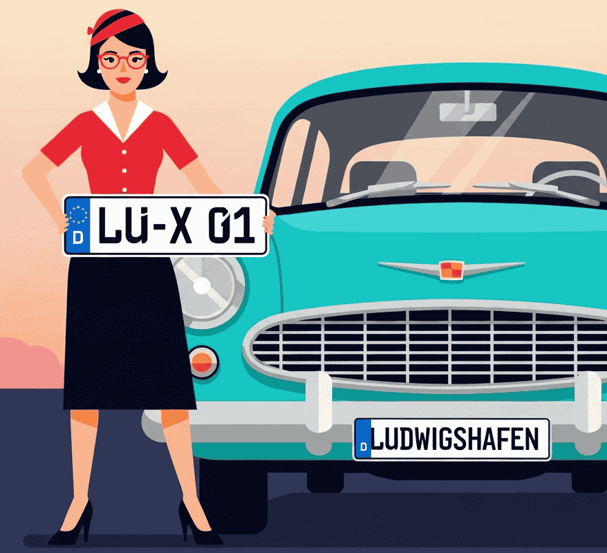 Wunschkennzeichen - Ludwigshafen