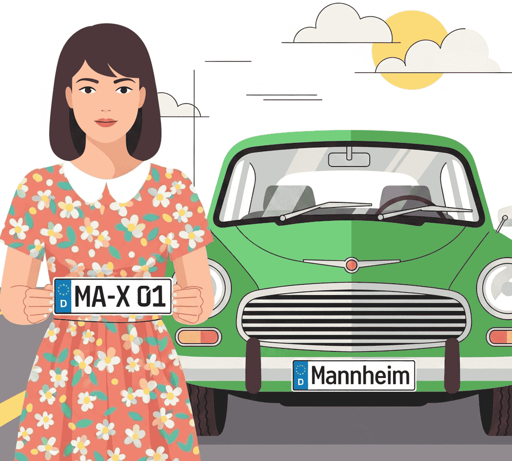 Wunschkennzeichen - Mannheim
