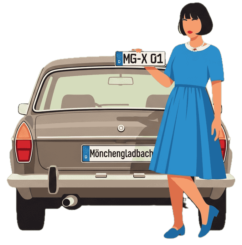 Wunschkennzeichen - Mönchengladbach