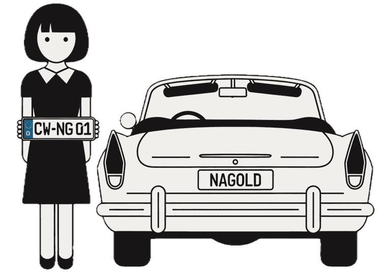 Wunschkennzeichen-Nagold