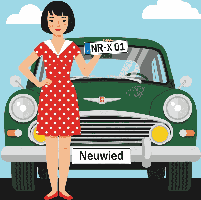 Wunschkennzeichen - Neuwied