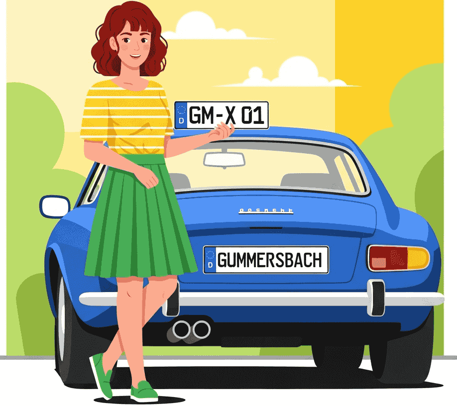 Wunschkennzeichen - Oberbergischer Kreis