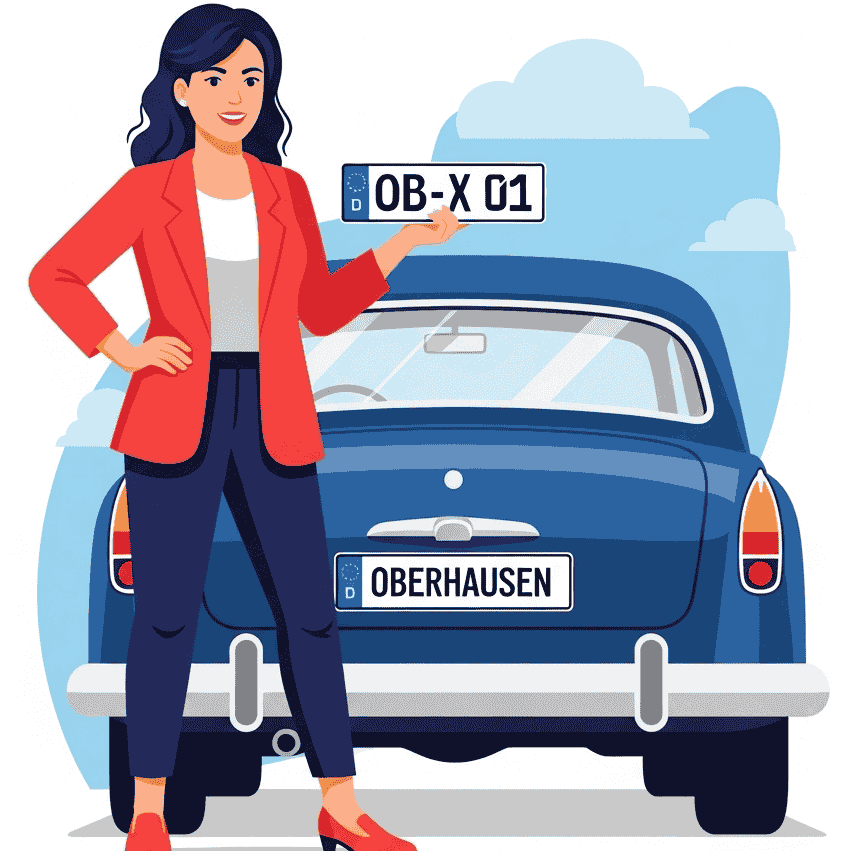 Wunschkennzeichen - Oberhausen