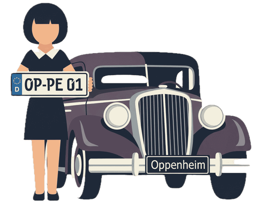 Wunschkennzeichen-Oppenheim