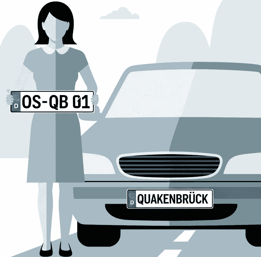 Wunschkennzeichen Quakenbrück