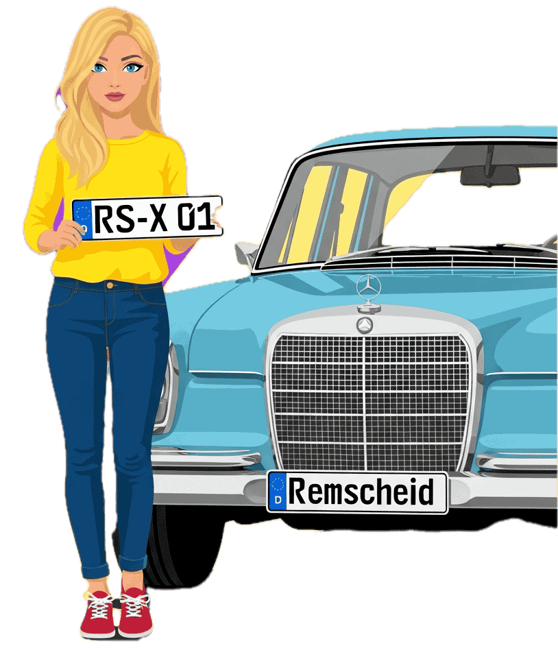 Wunschkennzeichen - Remscheid