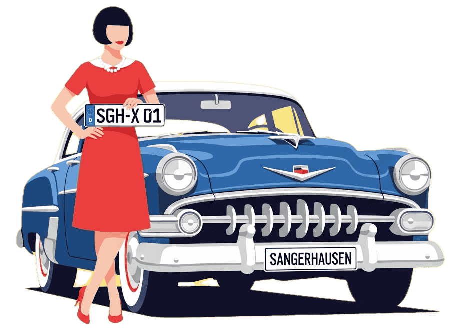 Wunschkennzeichen - Sangerhausen