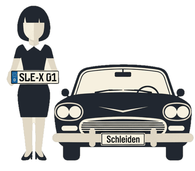 Wunschkennzeichenreservierung für Schleiden