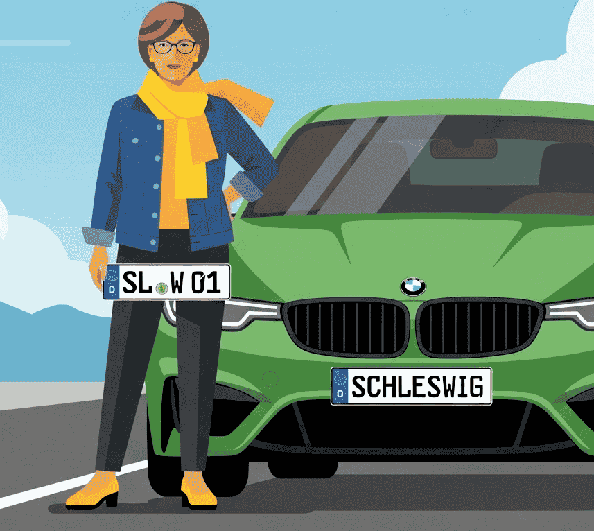 Wunschkennzeichen - Schleswig