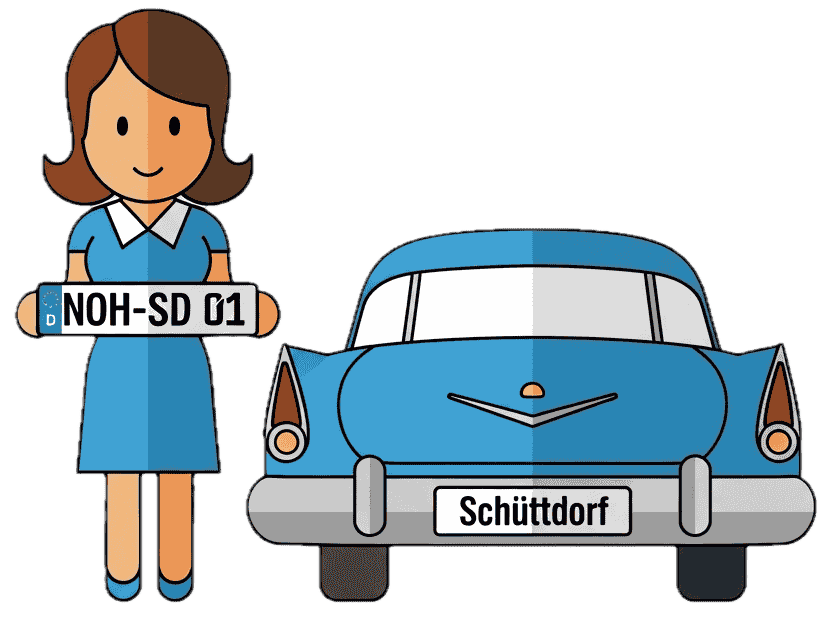 Wunschkennzeichen Schüttdorf