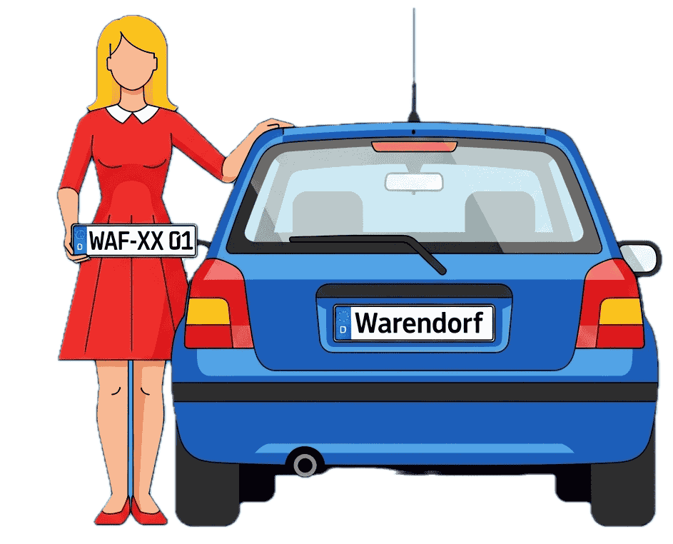 Wunschkennzeichen - Warendorf