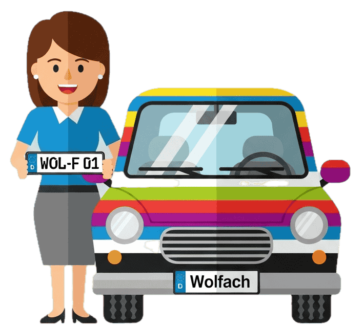 Wunschkennzeichen-Wolfach