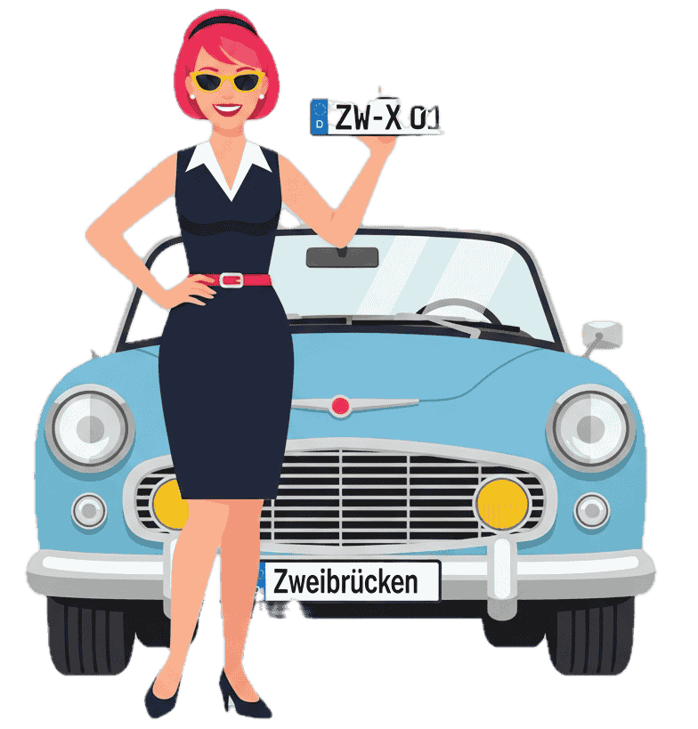 Wunschkennzeichen - Zweibrücken