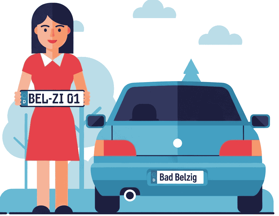 Wunschkennzeichen für Bad Belzig