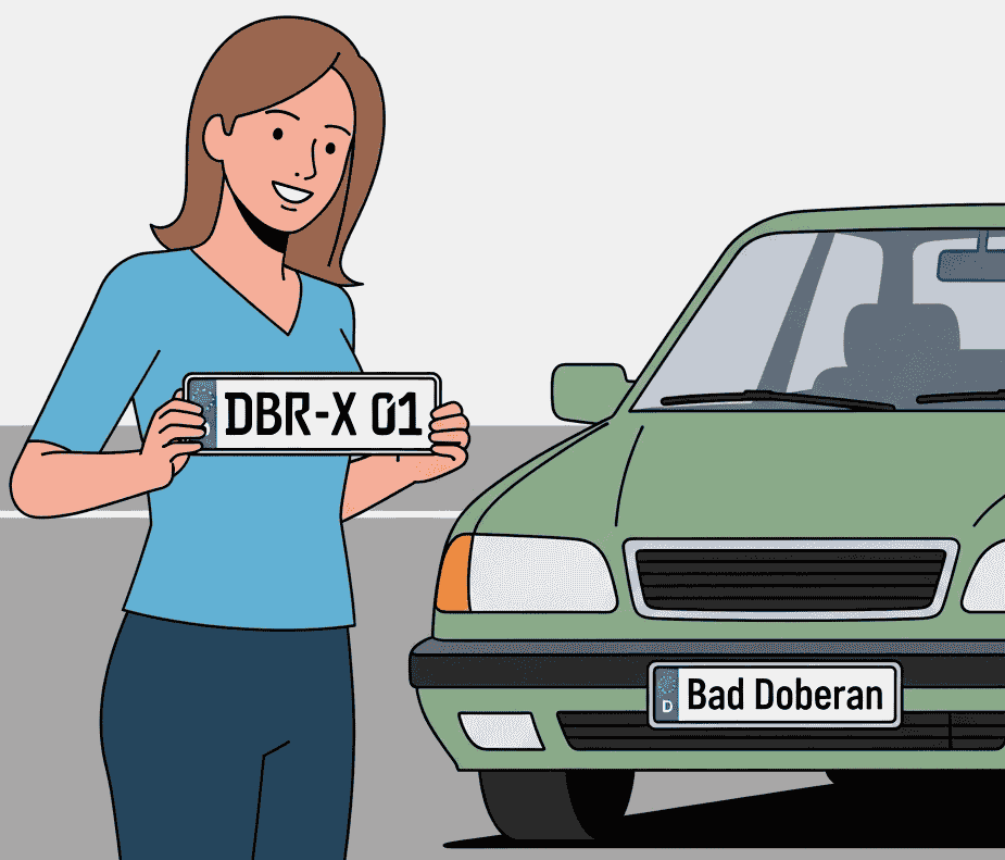 Wunschkennzeichen für Bad Doberan