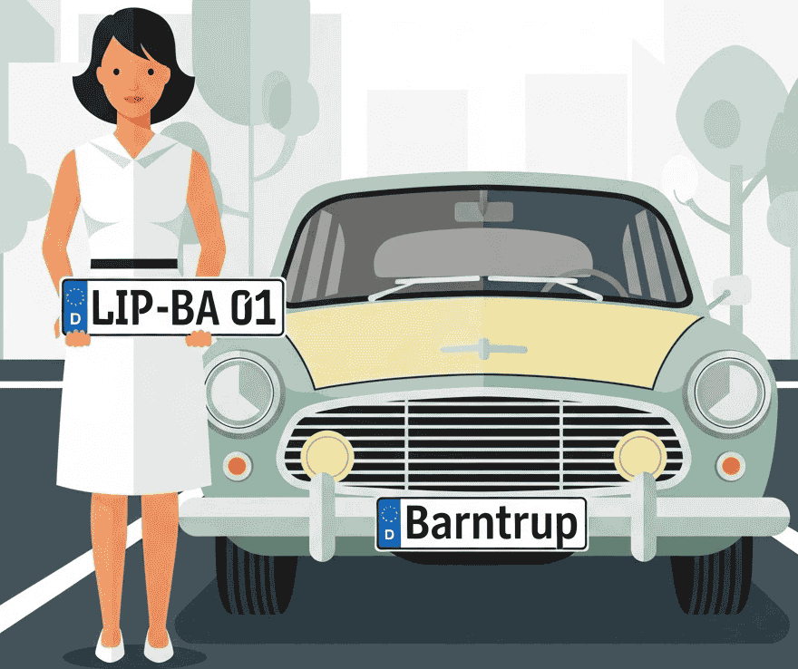 Wunschkennzeichen für Barntrup