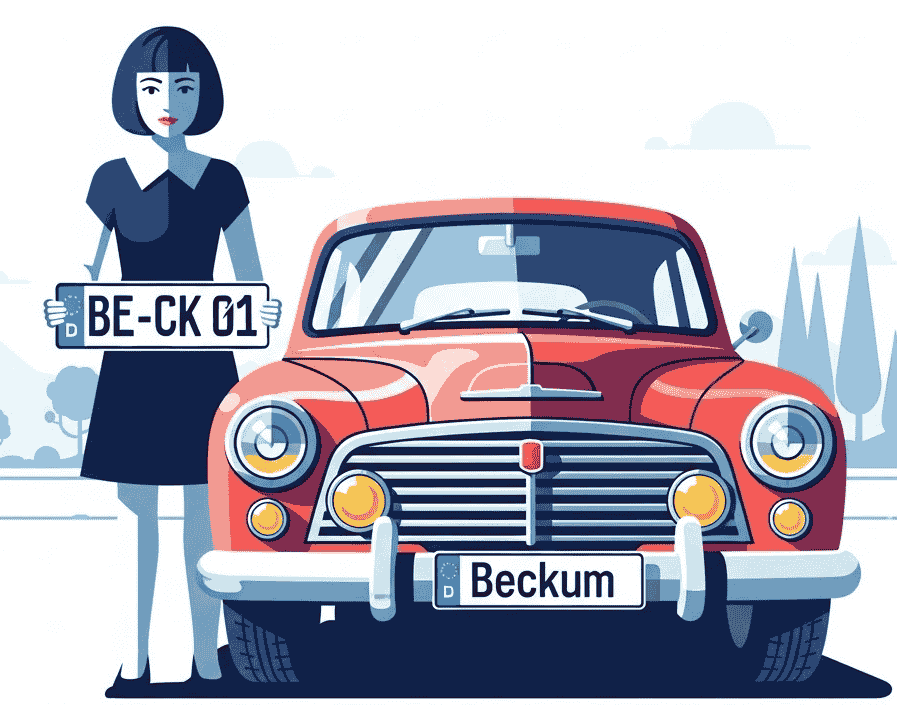 Wunschkennzeichen für Beckum