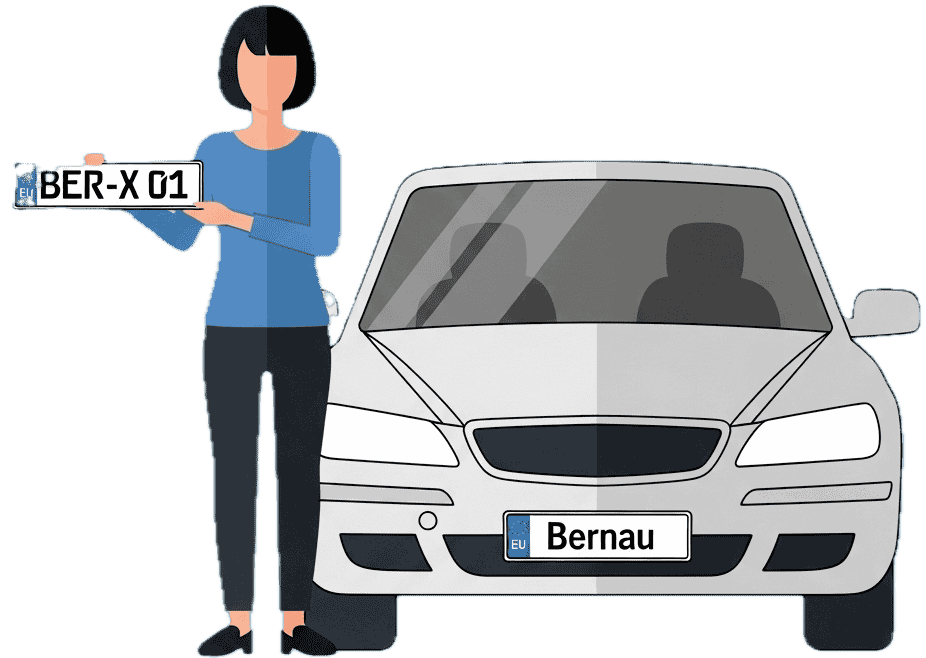 Wunschkennzeichen für Bernau