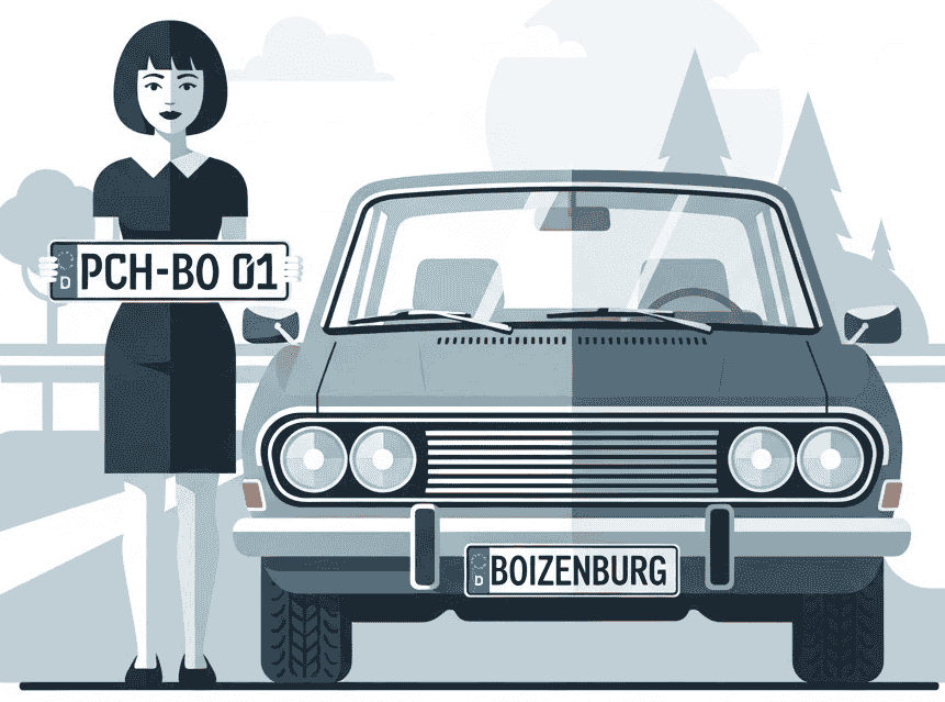Wunschkennzeichen für Boizenburg