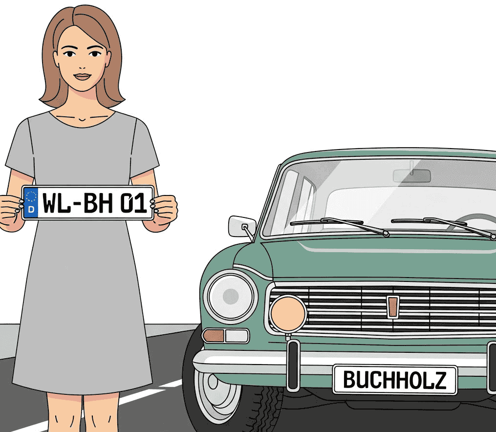 Wunschkennzeichen für Buchholz