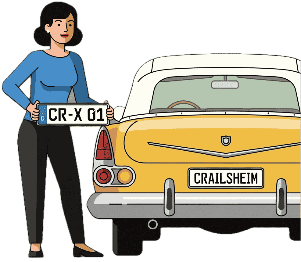 Wunschkennzeichen für Crailsheim