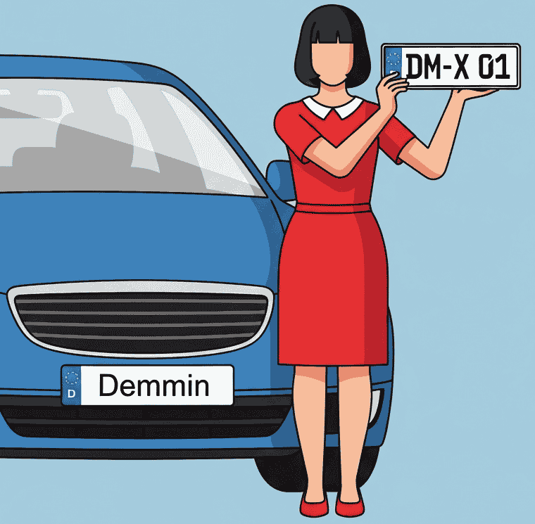 Wunschkennzeichen für Demmin