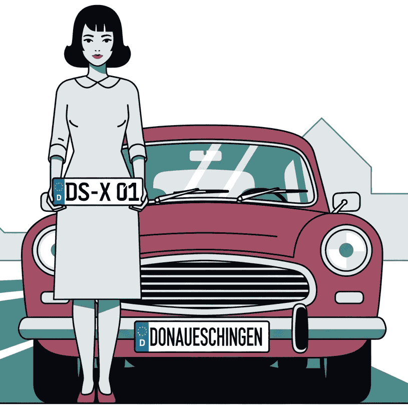 Wunschkennzeichen für Donaueschingen