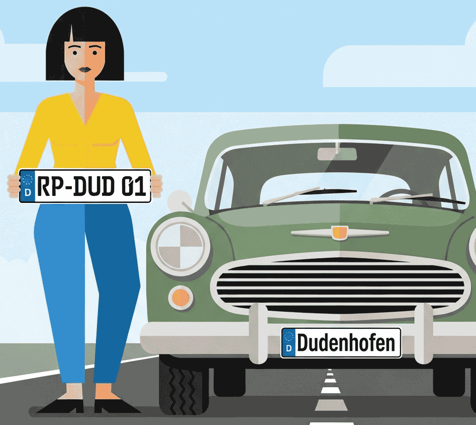 Wunschkennzeichen für Dudenhofen