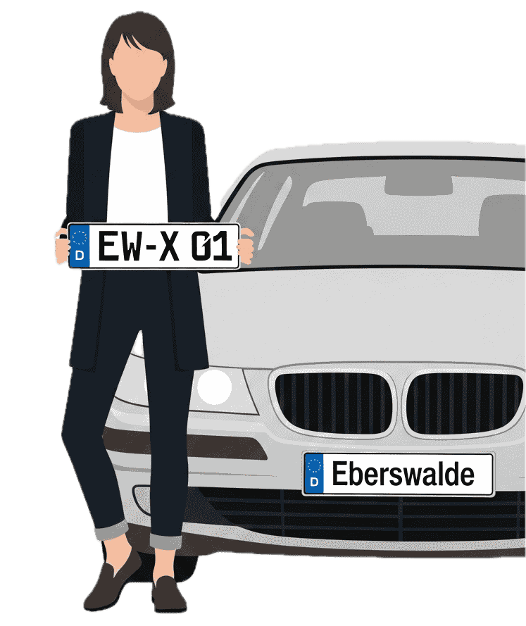 Wunschkennzeichen für Eberswalde