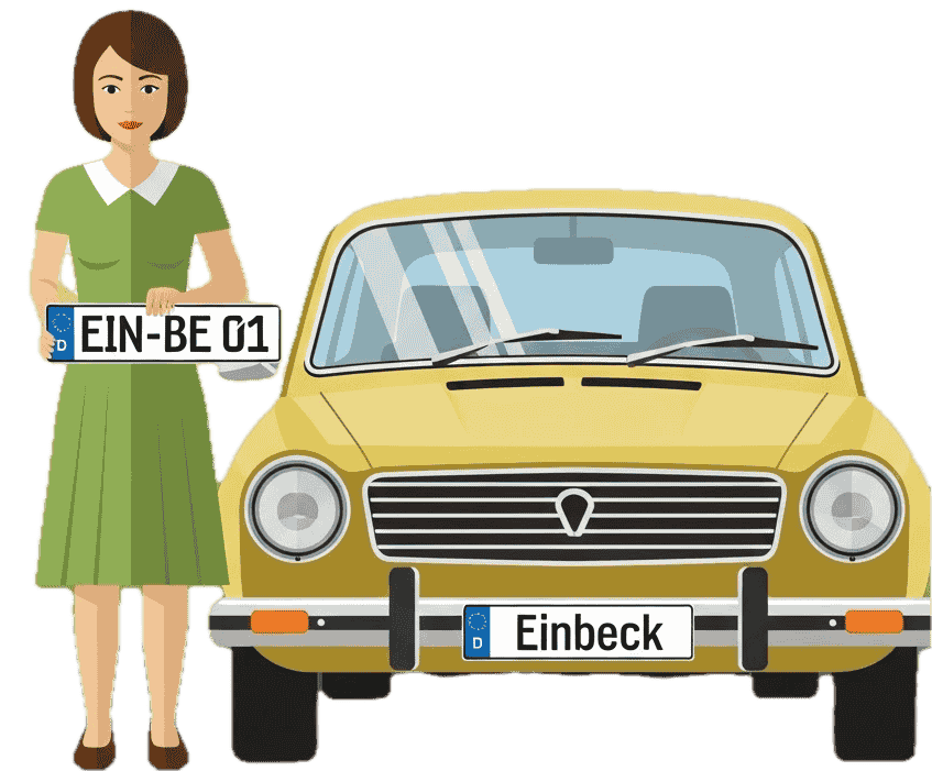 Wunschkennzeichen für Einbeck