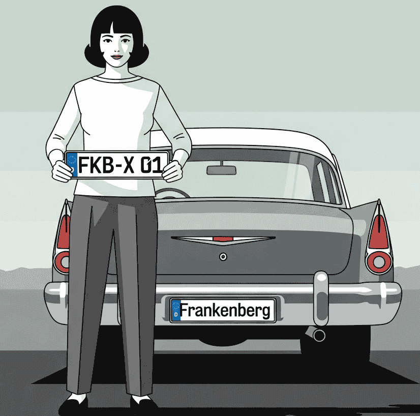 Wunschkennzeichen für Frankenberg