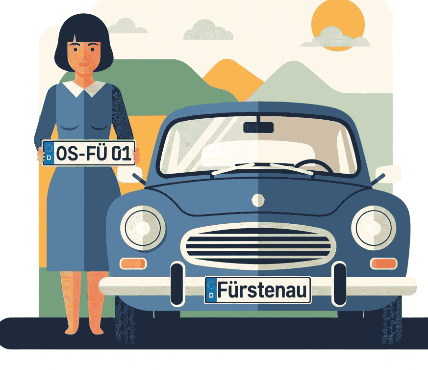 Wunschkennzeichen für Fürstenau